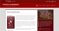 Desktop Screenshot of ethicaleconomics.org.uk