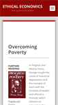 Mobile Screenshot of ethicaleconomics.org.uk